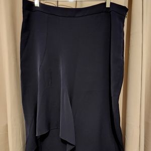 Express XL Navy Blue Asymmetrical Skirt.